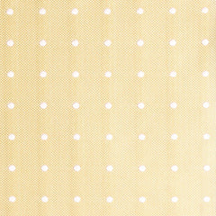 Yellow with White Polka Dots Fabric Self Tie Diamond Tip Bow Tie M132
