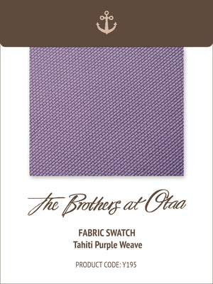 Fabric Swatch (Y195) - Tahiti Purple Weave